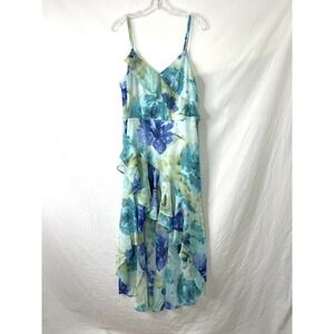 The General Good Dress Womens Large L Uneven Hem Sundress Flowy Ruffles